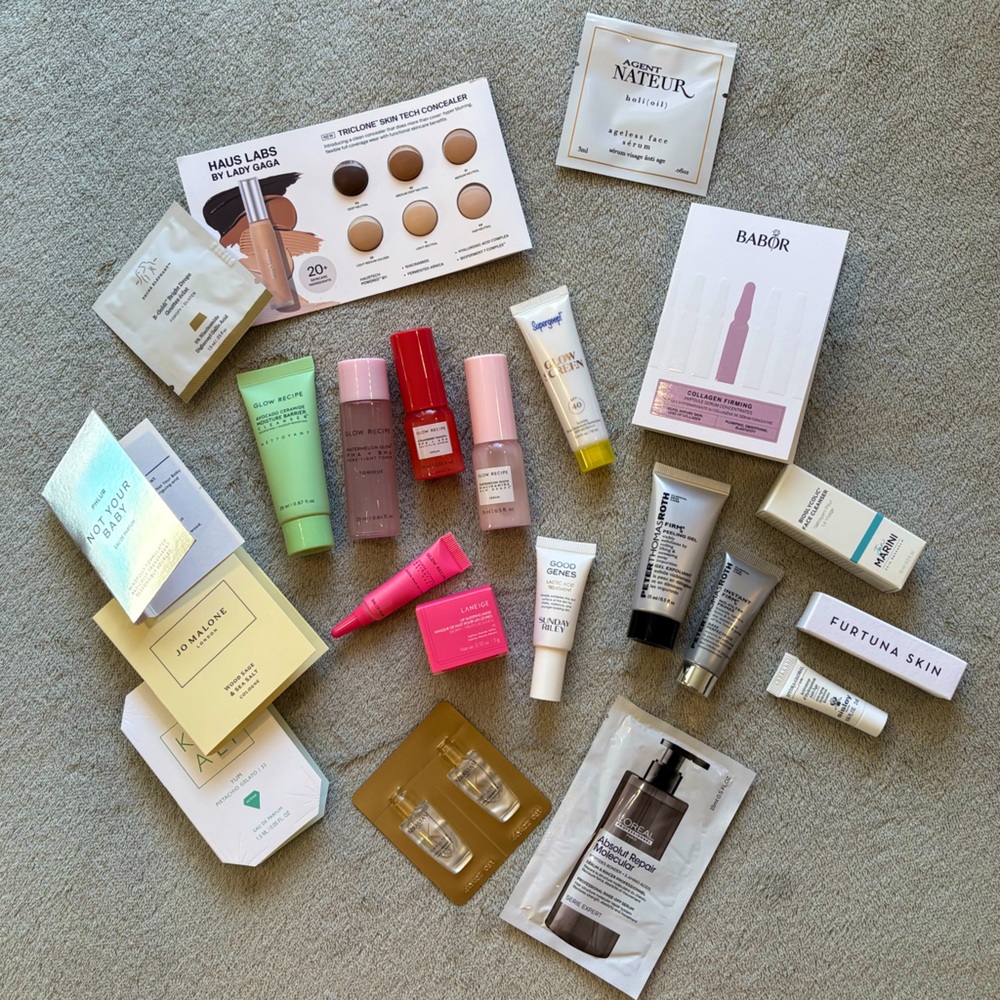 Sephora + Dermstore Skincare Samples